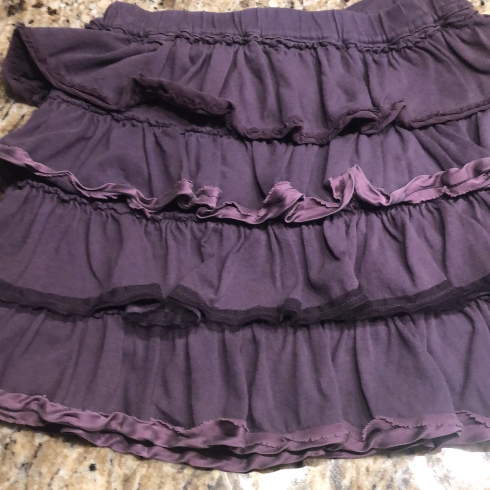 Crewcuts purple flowy skirt size 8